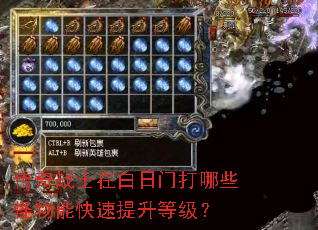 传奇战士在白日门打哪些怪物能快速提升等级? 传奇战士在白日门打哪些怪物能快速提升等级?