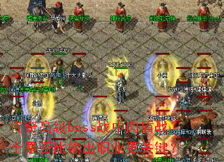 传奇高级boss战中肉盾战士是否比输出职业更关键? 传奇高级boss战中肉盾战士是否比输出职业更关键?