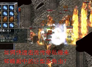 如何快速击败传奇私服未知暗殿中的巨型多角虫? 如何快速击败传奇私服未知暗殿中的巨型多角虫?