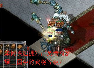 如何快速提升群英传奇梦想三国中的武将等级? 如何快速提升群英传奇梦想三国中的武将等级?