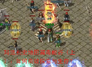 玛法别史地图篇毒蛇谷(上):如何高效探索与生存? 玛法别史地图篇毒蛇谷(上):如何高效探索与生存?