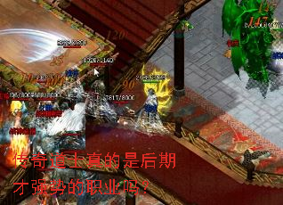 传奇道士真的是后期才强势的职业吗? 传奇道士真的是后期才强势的职业吗?