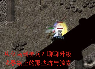 从菜鸟到神兵?聊聊升级武器路上的那些坑与惊喜 从菜鸟到神兵?聊聊升级武器路上的那些坑与惊喜